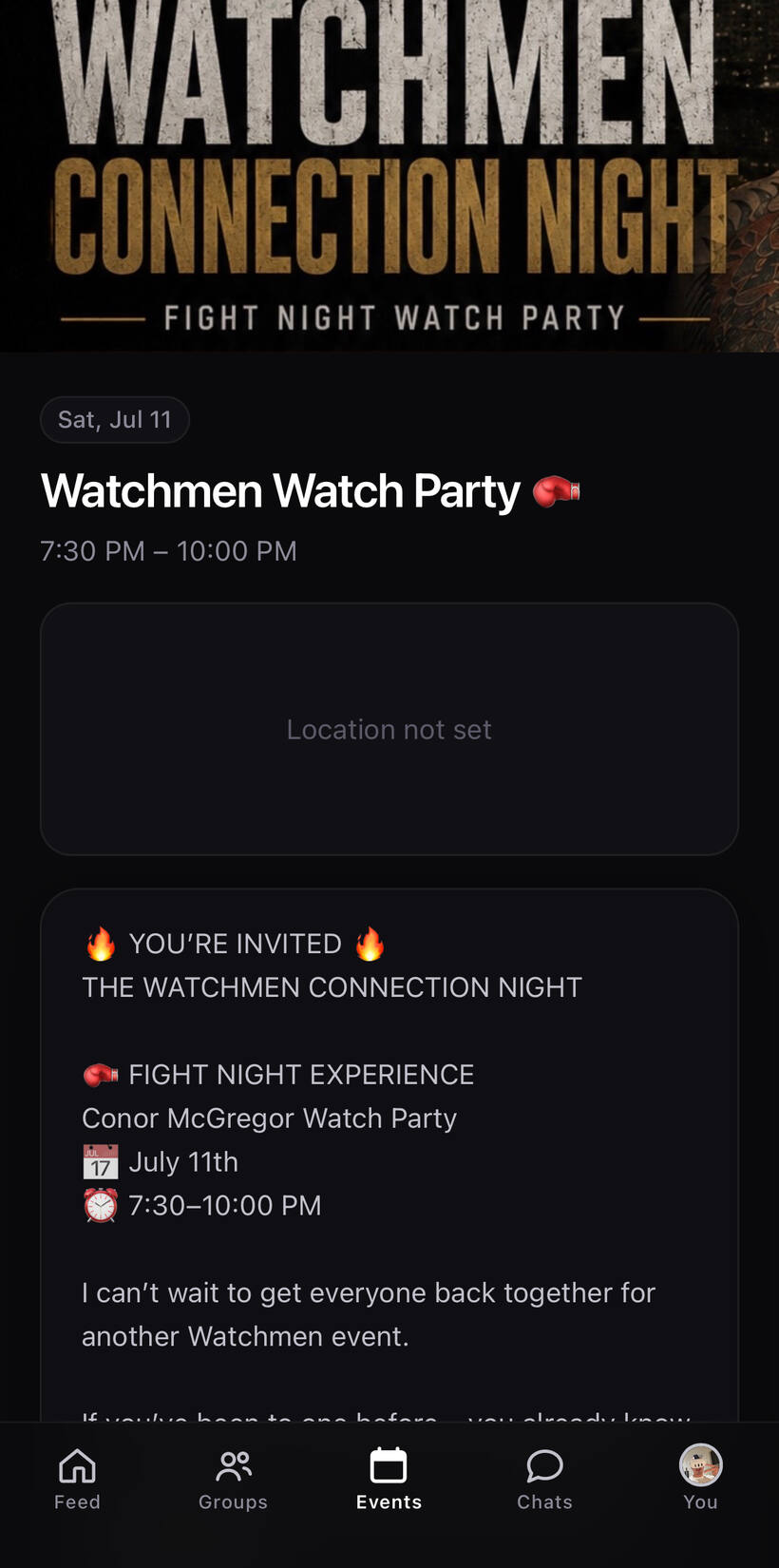 Watchmen app screen 4