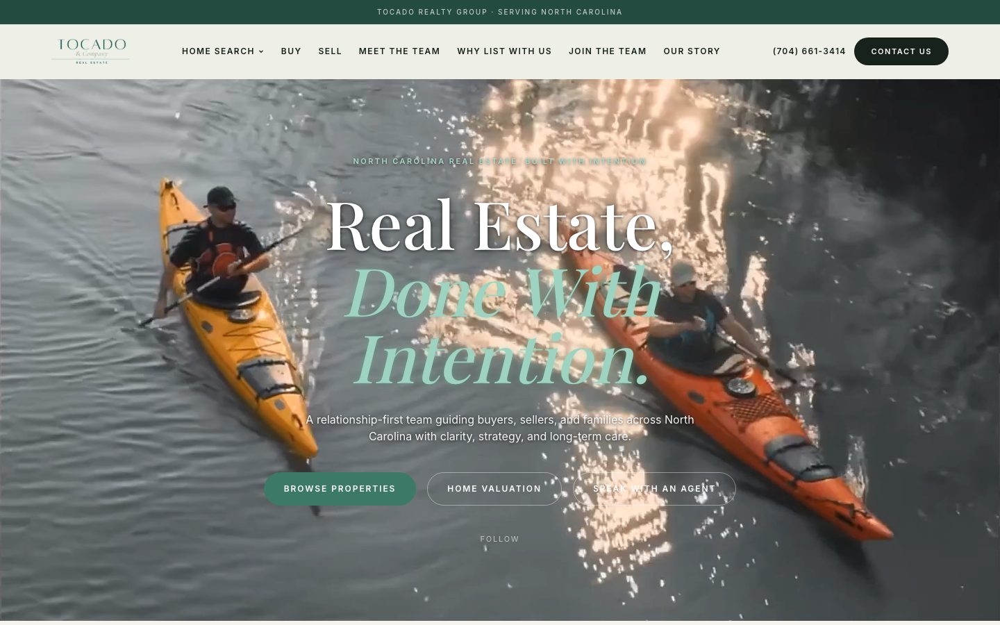 Stephenie Tocado Real Estate website
